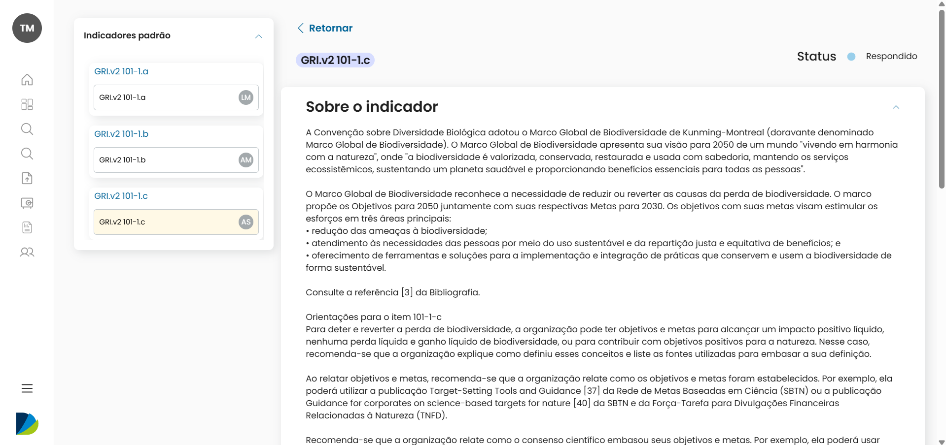 Indicadores padrão GRI na coleta 2 - Modulo Reporte ESG (1)